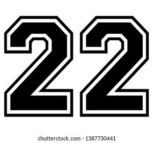 Twenty two 22