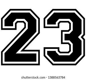 Twenty three 23