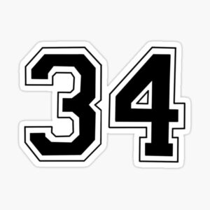 Thirty Four 34